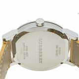 Burberry The City Silver Dial Brown Leather Strap Watch for Women - BU9025