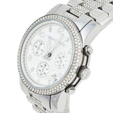 Michael Kors Runway White Dial Silver Steel Strap Watch for Women - MK5825