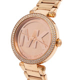 Michael Kors Parker Rose Gold Dial Rose Gold Steel Strap Watch for Women - MK5865