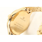 Swarovski Lovely Crystals White Dial Gold Steel Strap Watch for Women - 5242895