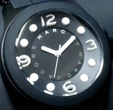Marc Jacobs Pelly Black Dial Black Silicone Strap Watch for Women - MBM2528