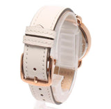 Coach Delancey White Dial White Leather Strap Watch for Women - 14502716