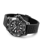 Breitling Superocean 44mm Special Volcano Black Dial Black Rubber Strap Watch for Men - M17393131B1S1