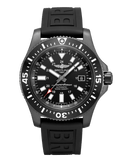 Breitling Superocean 44mm Special Volcano Black Dial Black Rubber Strap Watch for Men - M17393131B1S1