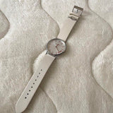 Coach Perry White Dial White Leather Strap Watch for Women - 14503117