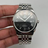 Tudor watch m45468131560_6 on wrist, black dial