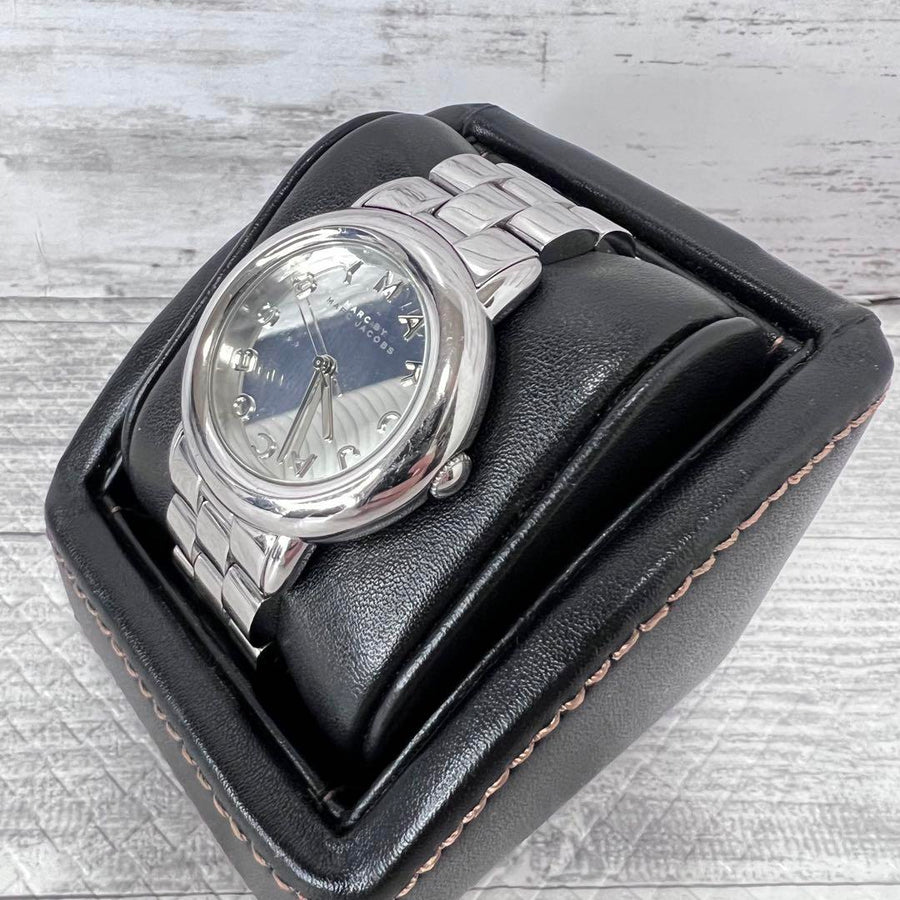 Marc Jacobs Marci Silver Dial Silver Steel Strap Watch for Women - MBM3097