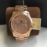 Michael Kors Runway Rose Gold Dial Rose Gold Steel Strap Watch for Women - MK5661