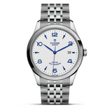 Tudor 1926 Automatic White Dial Silver Steel Strap Watch for Men - M91650-0005