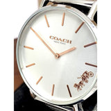 Coach Perry White Dial Silver Mesh Bracelet Watch for Women - 14503124