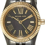 Michael Kors Lexington Quartz Black Dial Black Steel Strap Watch for Women - MK3299