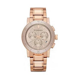 Burberry The City Rose Gold Dial Rose Gold Steel Strap Watch for Women - BU9703