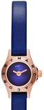 Marc Jacobs Blade Blue Dial Blue Leather Strap Watch for Women - MBM8641