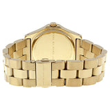 Marc Jacobs Blade Gold Dial Stainless Steel Strap Watch for Women - MBM3126