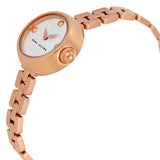 Marc Jacobs Courtney White Dial Rose Gold Steel Strap Watch for Women - MJ3458