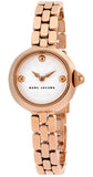 Marc Jacobs Courtney White Dial Rose Gold Steel Strap Watch for Women - MJ3458