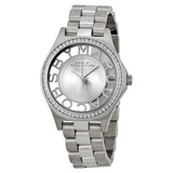 Marc Jacobs Henry Transparent Silver Dial Silver Stainless Steel Watch for Women - MBM3337