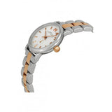 Marc Jacobs Baker White Dial Two Tone Stainless Steel Strap Watch for Women - MBM3331