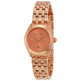 Marc Jacobs Peeker Pink Dial Rose Gold Stainless Steel Strap Watch for Women - MBM3377