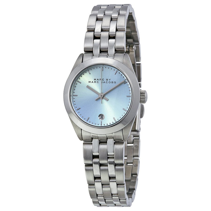 Marc Jacobs Peeker Blue Dial Silver Steel Strap Watch for Women - MBM3376