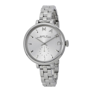Marc Jacobs Sally Silver Dial Silver Steel Strap Watch for Women - MBM3362