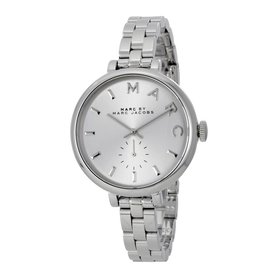 Marc Jacobs Sally Silver Dial Silver Steel Strap Watch for Women - MBM3362