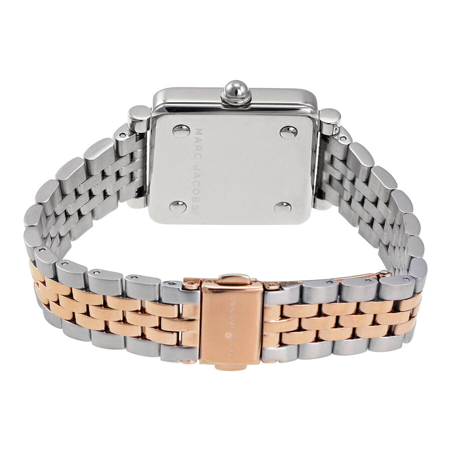 Marc Jacobs Vic Silver Dial Two Tone Steel Strap Watch for Women - MJ3463
