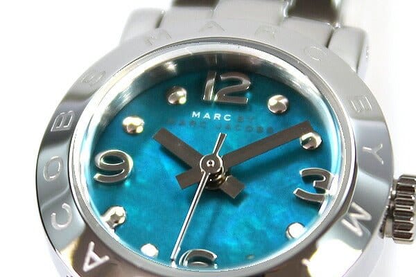 Marc Jacobs Amy Blue Dial Silver Steel Strap Watch for Women - MBM3274