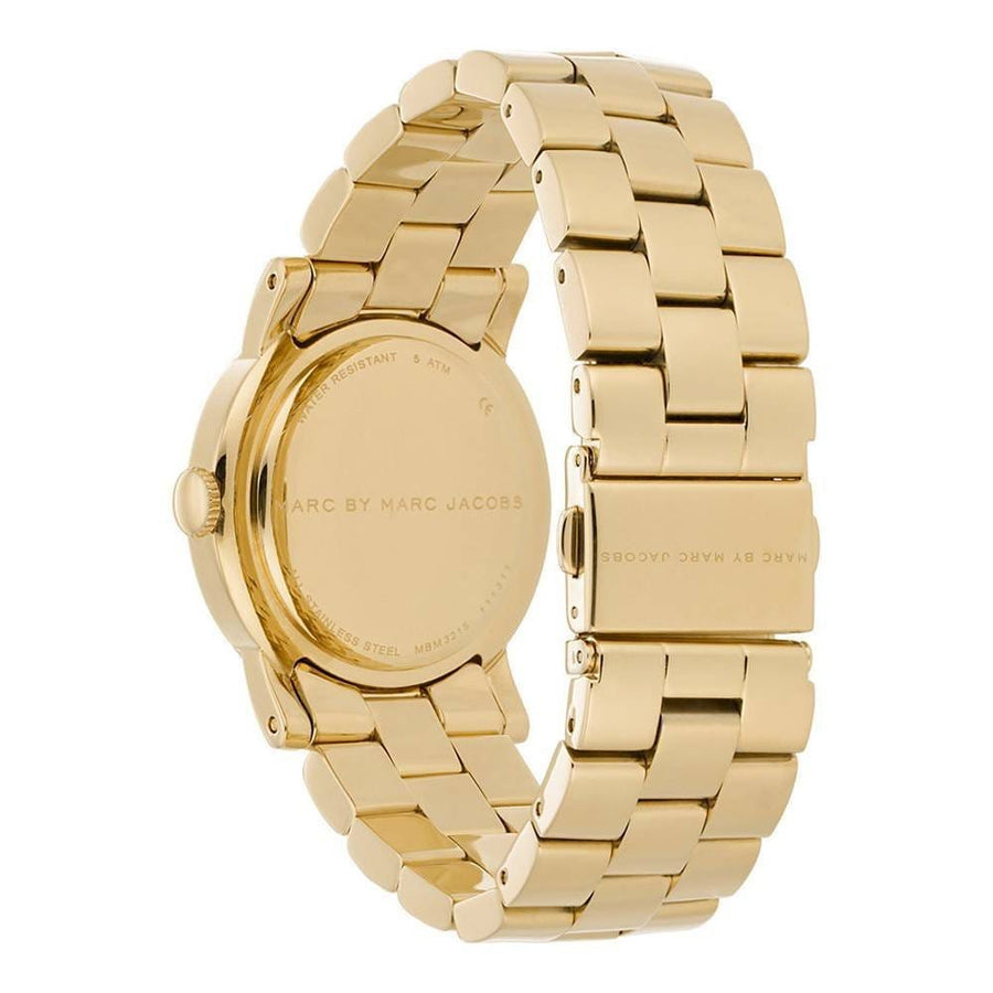 Marc Jacobs Amy Dexter Gold Dial Gold Steel Strap Watch for Women - MBM3215