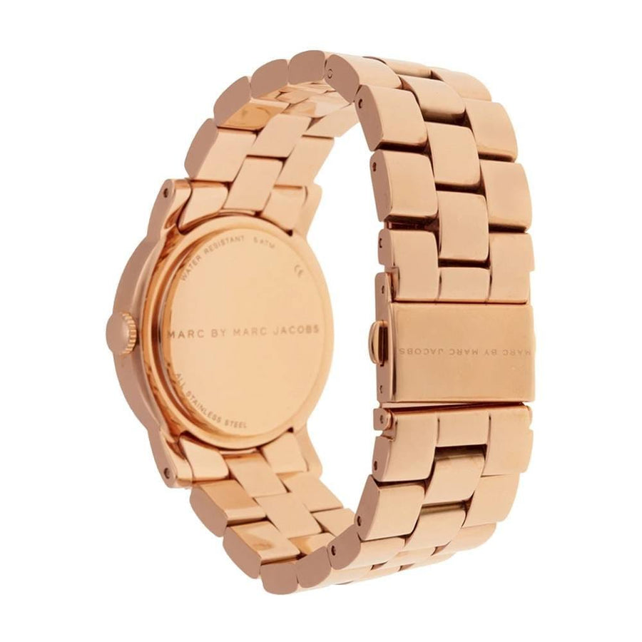 Marc Jacobs Amy Dexter Rose Gold Dial Rose Gold Steel Strap Watch for Women - MBM3216