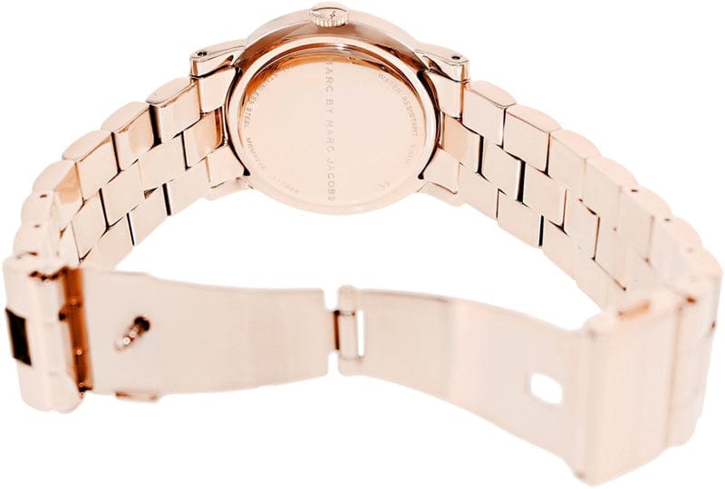 Marc Jacobs Amy Dexter Rose Gold Dial Rose Gold Steel Strap Watch for Women - MBM3216