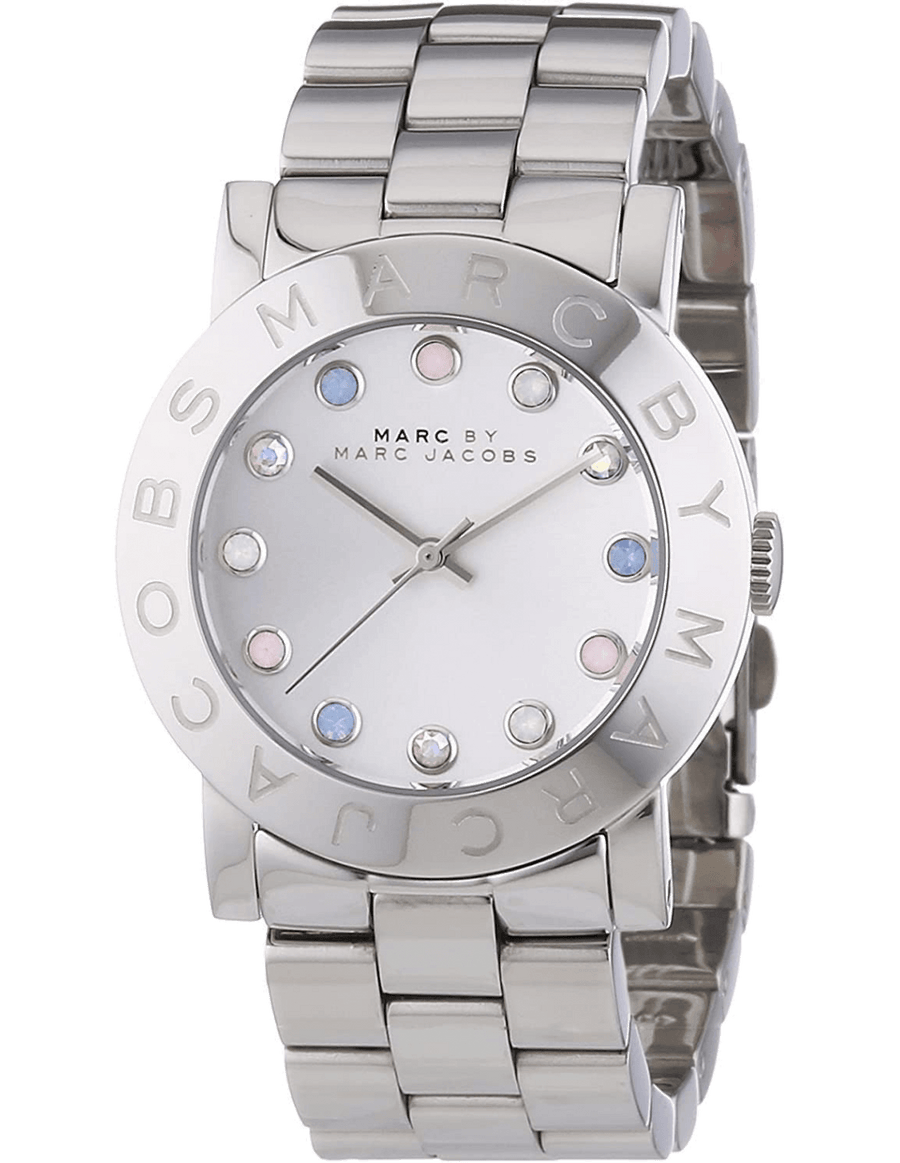 Marc Jacobs Amy Dexter Silver Dial Silver Steel Strap Watch for Women - MBM3214