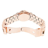 Marc Jacobs Amy Glitz Brown Dial Rose Gold Steel Strap Watch for Women - MBM3221