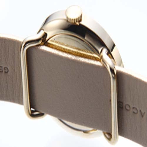 Marc Jacobs Amy Gold Dial Gold Leather Strap Watch for Women - MBM8627
