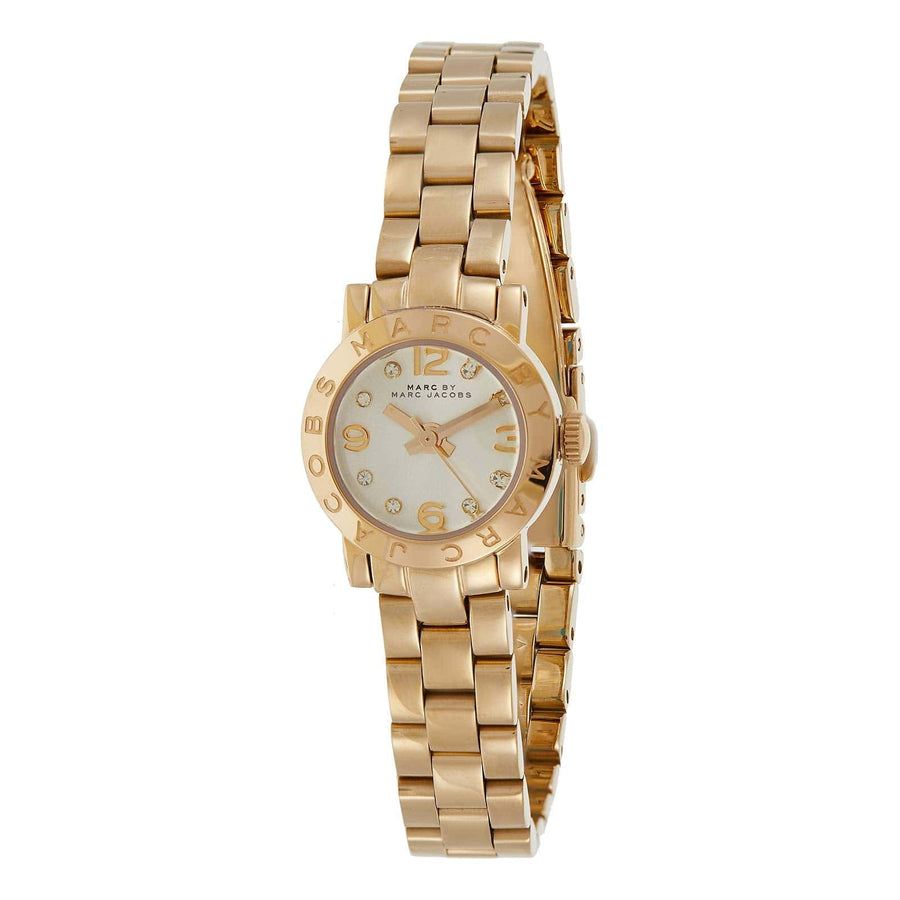 Marc Jacobs Amy Gold Dial Gold Steel Strap Watch for Women - MBM8612