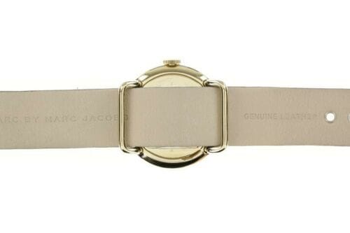 Marc Jacobs Amy Grey Dial Grey Leather Strap Watch for Women - MBM1287