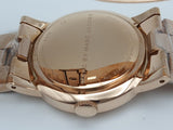 Marc Jacobs Amy Pink Dial Rose Gold Steel Strap Dial Watch for Women - MBM8625