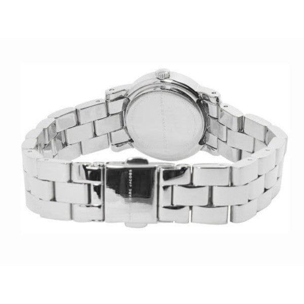 Marc Jacobs Amy Red Dial Silver Steel Strap Watch for Women - MBM3335