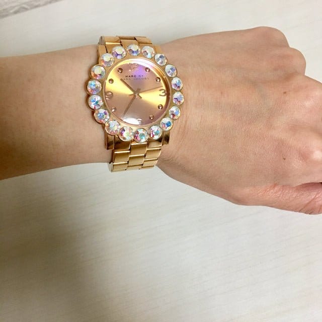 Marc Jacobs Amy Rose Gold Dial Rose Gold Steel Strap Watch for Women - MBM3223