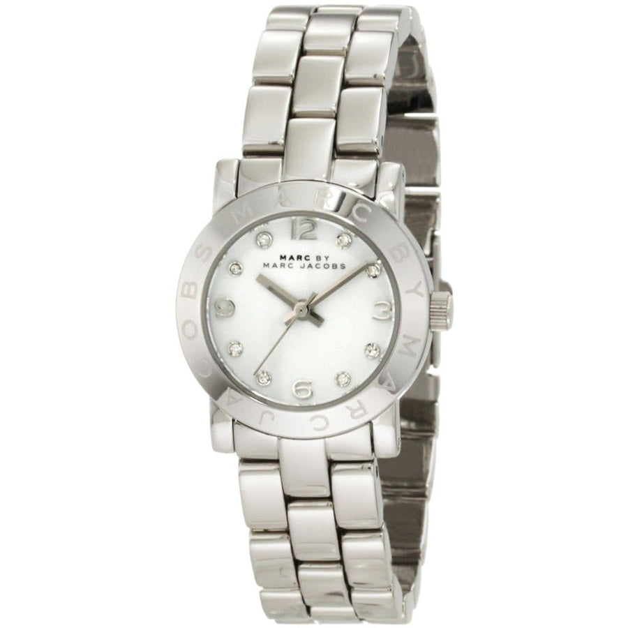 Marc Jacobs Amy Silver Dial Silver Steel Strap Watch for Women - MBM3181
