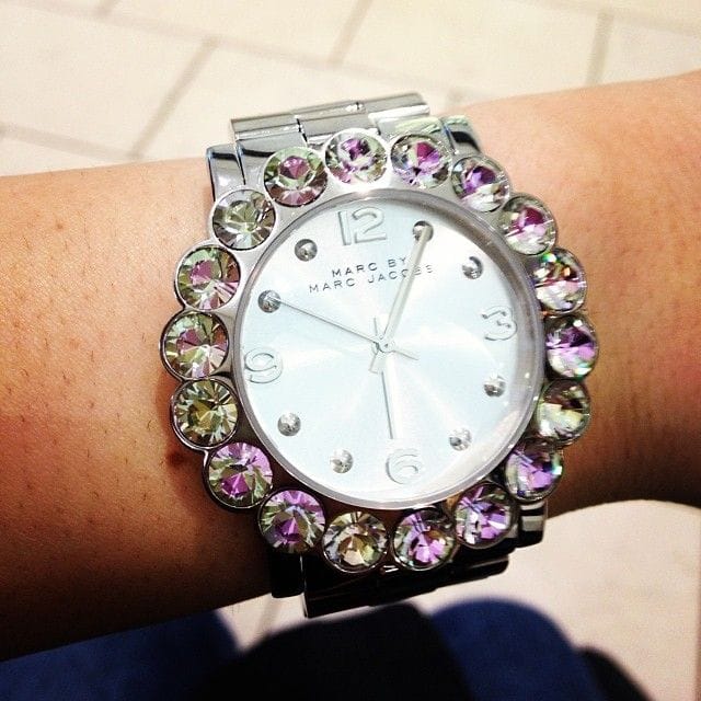 Marc Jacobs Amy Silver Dial Silver Steel Strap Watch for Women - MBM3222