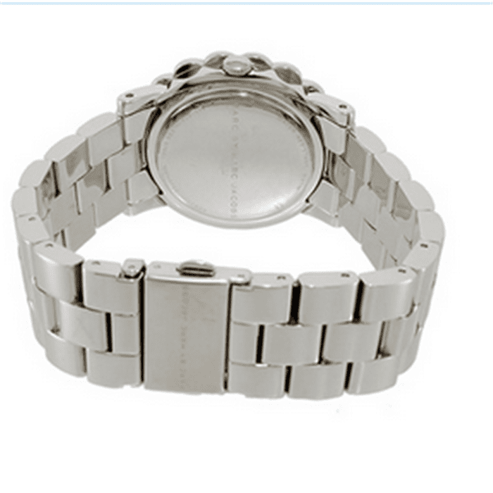 Marc Jacobs Amy Silver Dial Silver Steel Strap Watch for Women - MBM3222