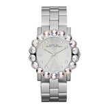 Marc Jacobs Amy Silver Dial Silver Steel Strap Watch for Women - MBM3222