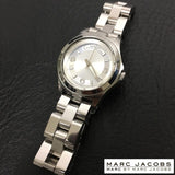 Marc Jacobs Baby Dave Silver Dial Silver Steel Strap Watch for Women - MBM3234