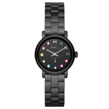 Marc Jacobs Baker Black Dial Black Steel Strap Watch for Women - MBM3425