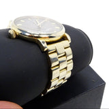 Marc Jacobs Baker Brown Dial Gold Steel Strap Watch for Women - MBM8631
