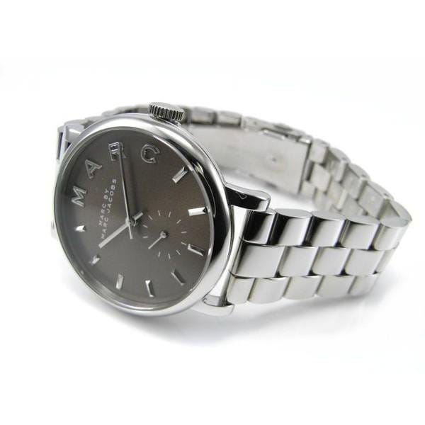 Marc Jacobs Baker Brown Dial Silver Steel Strap Watch For Women - MBM3329