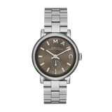 Marc Jacobs Baker Brown Dial Silver Steel Strap Watch For Women - MBM3329