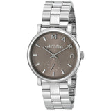 Marc Jacobs Baker Brown Dial Silver Steel Strap Watch For Women - MBM3329
