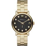 Marc Jacobs Baker Dexter Black Dial Gold Steel Strap Watch for Women - MBM3421